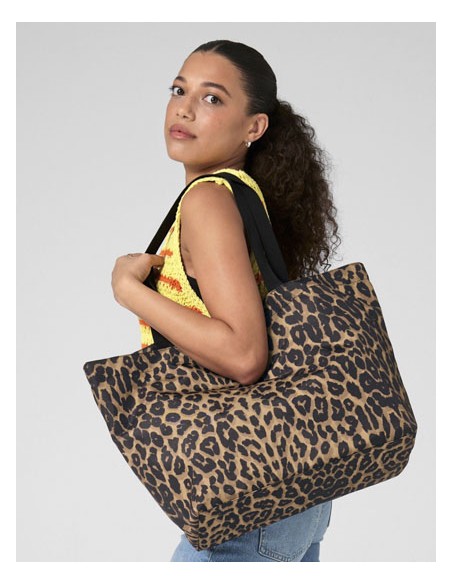 BAG-BG194-Leopard Print Carryall Bag 2
